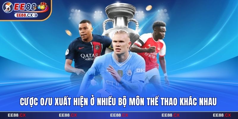 Cược tài xỉu xuất hiện ở nhiều bộ môn thể thao EE88 khác nhau