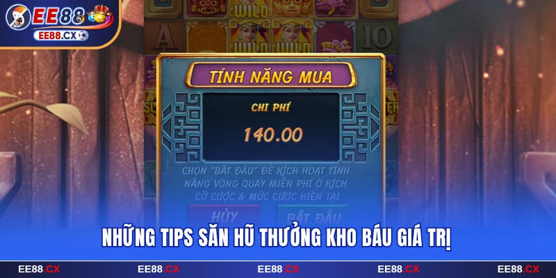 Những tips săn hũ thưởng kho báu EE88 giá trị